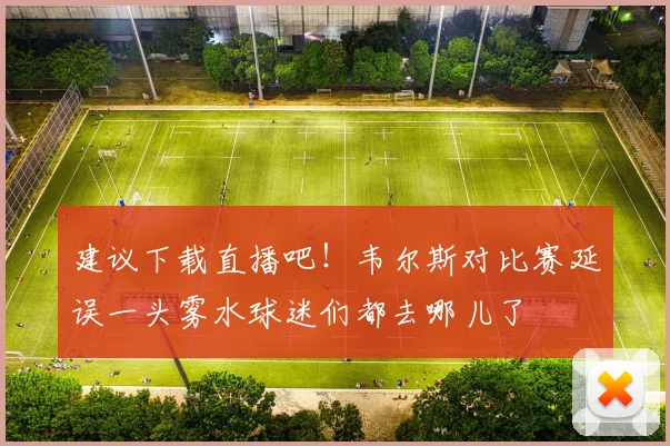 建议下载直播吧！韦尔斯对比赛延误一头雾水球迷们都去哪儿了